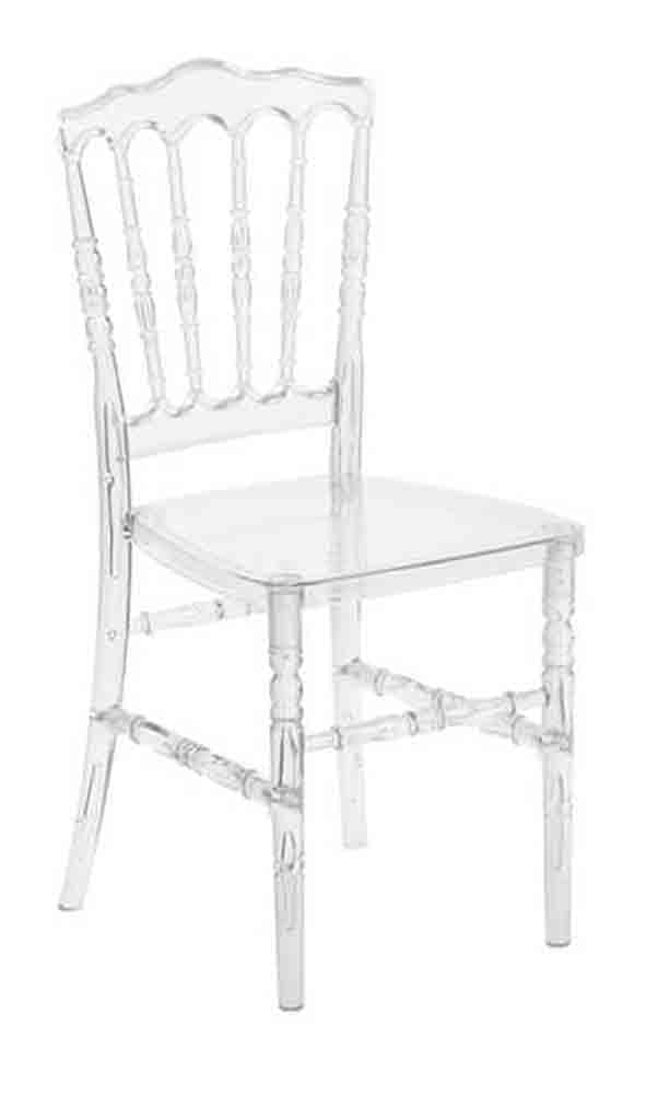 Chivari 40 Chair Pack Clear Resin ProClear™ Napoleon Chair CNRC-ZG-40