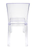 Chivari Clear Resin Square Back Ghost Chair CGRSQ-ZG-T