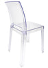 Chivari Clear Resin Square Back Ghost Chair CGRSQ-ZG-T