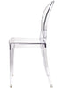 Chivari Clear Resin Oval Back Victoria Ghost Chair CGRVC-ZG-T