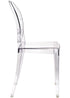 Chivari Clear Resin Oval Back Victoria Ghost Chair CGRVC-ZG-T