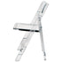 Chivari Clear Resin Folding Chair CFRCL2-HB-T