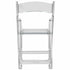 Chivari Clear Resin Folding Chair CFRCL2-HB-T