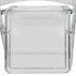 Chivari Clear Resin Folding Chair CFRCL2-HB-T