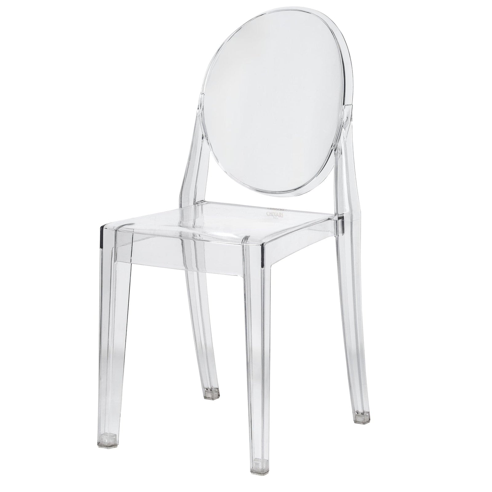 Chivari Clear Resin Kids Victoria Ghost Chair CGVRC-KID-ZG-T