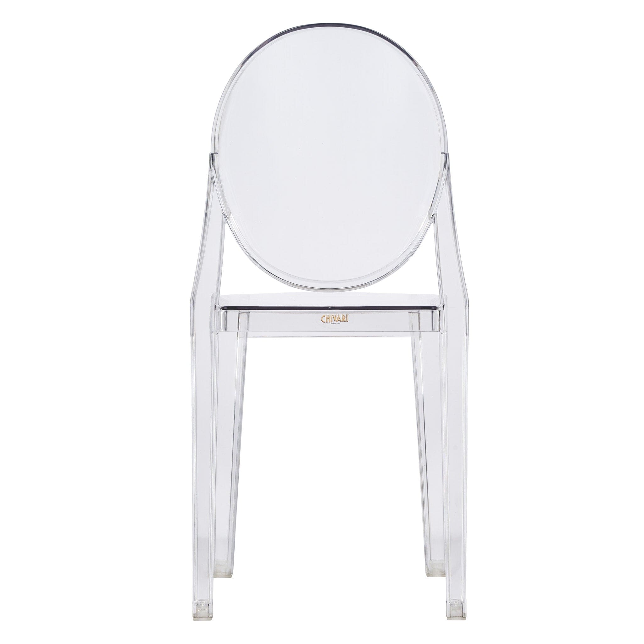 Chivari Clear Resin Kids Victoria Ghost Chair CGVRC-KID-ZG-T