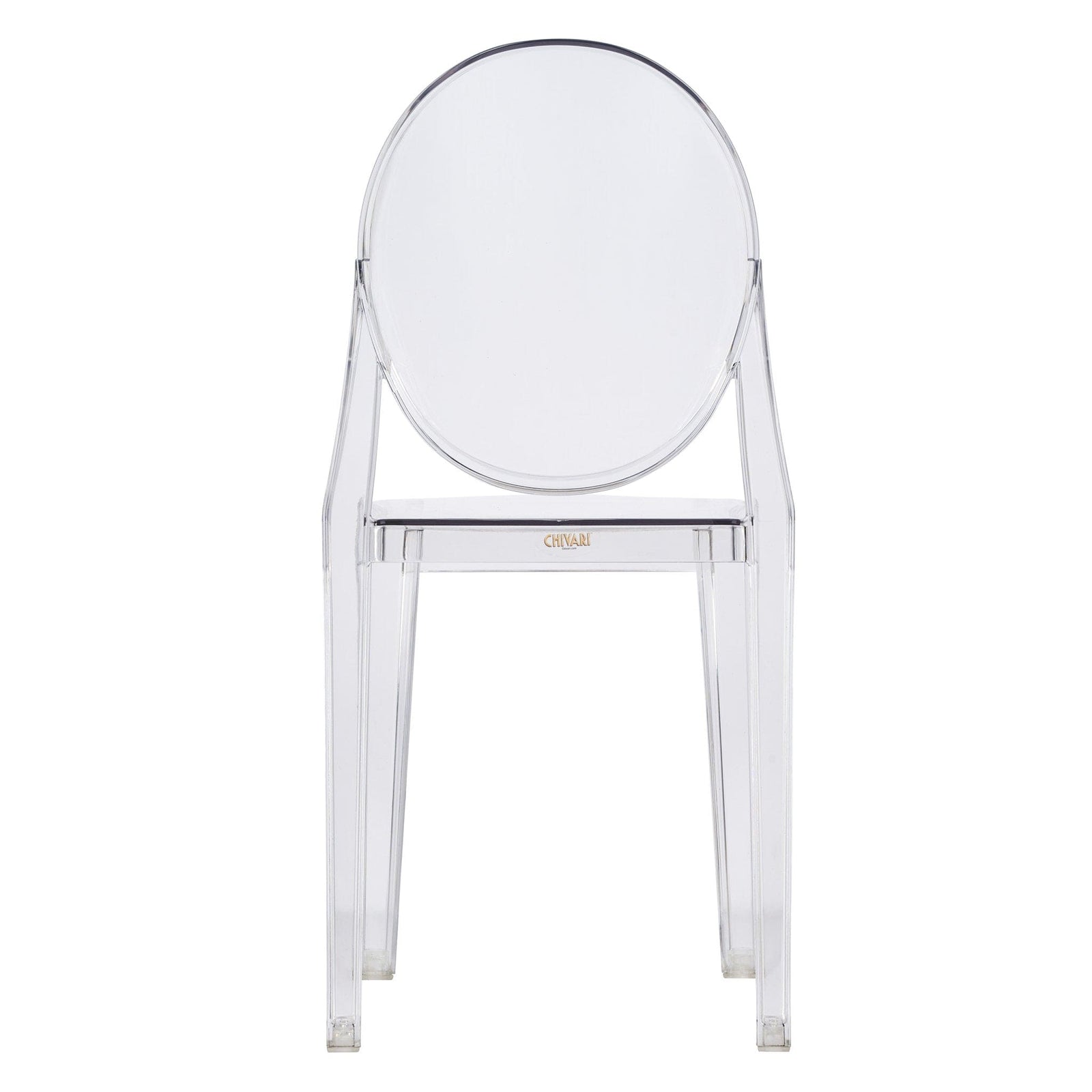 Chivari Clear Resin Kids Victoria Ghost Chair CGVRC-KID-ZG-T