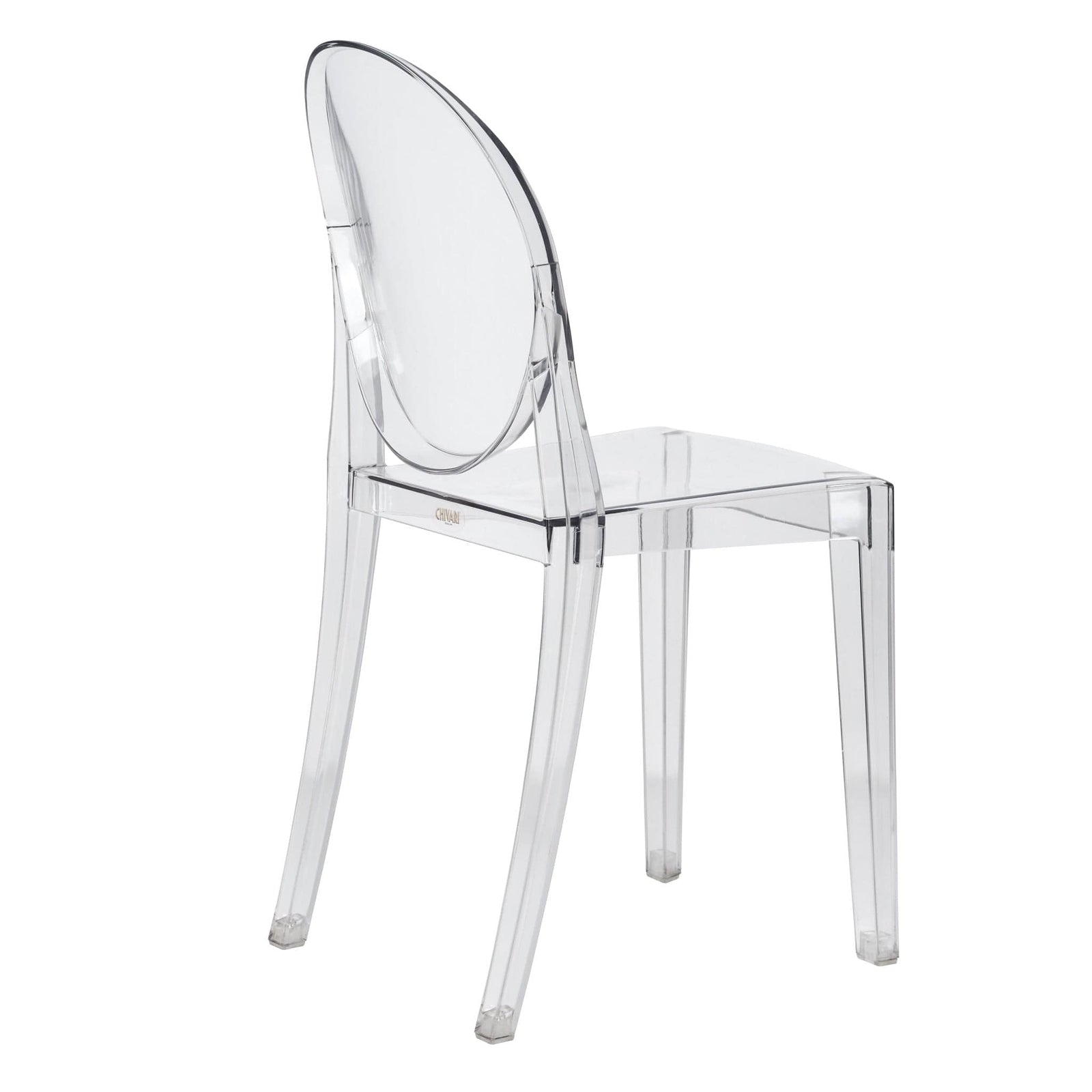 Chivari Clear Resin Kids Victoria Ghost Chair CGVRC-KID-ZG-T