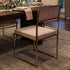 Chivari Melissa Chair in Gold Stainless Steel Frame with Blush Cushion Seat and Back CMMG-BLSH-KIT-AX
