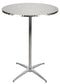 Chivari 32" Round Stainless Steel Bar Height Cocktail Table Kit TKITRD32SS-AX-T