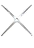 Chivari 32" Round Stainless Steel Bar Height Cocktail Table Kit TKITRD32SS-AX-T