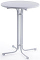 Chivari 31.5" Round White Plastic Cocktail Table TPLSRD31.5COCKTAIL-WHI-CX-T