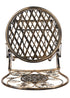 Chivari Vintage Copper/Gold Barcelona Bistro Barstool with Round Seat and Back (Per Chair Price Shown – Sold only in Quantities of 2) BBBMRC-AX-T