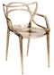 Chivari Copper Clear Resin Orbit Chair CSRT-ZG-T