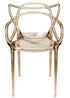 Chivari Copper Clear Resin Orbit Chair CSRT-ZG-T
