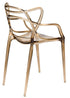 Chivari Copper Clear Resin Orbit Chair CSRT-ZG-T