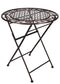 Chivari 28" Distressed Bronze Barcelona Bistro Table TBBMBR-AX-T