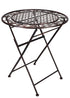 Chivari 28" Distressed Bronze Barcelona Bistro Table TBBMBR-AX-T