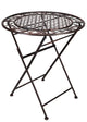 Chivari 28" Distressed Bronze Barcelona Bistro Table TBBMBR-AX-T