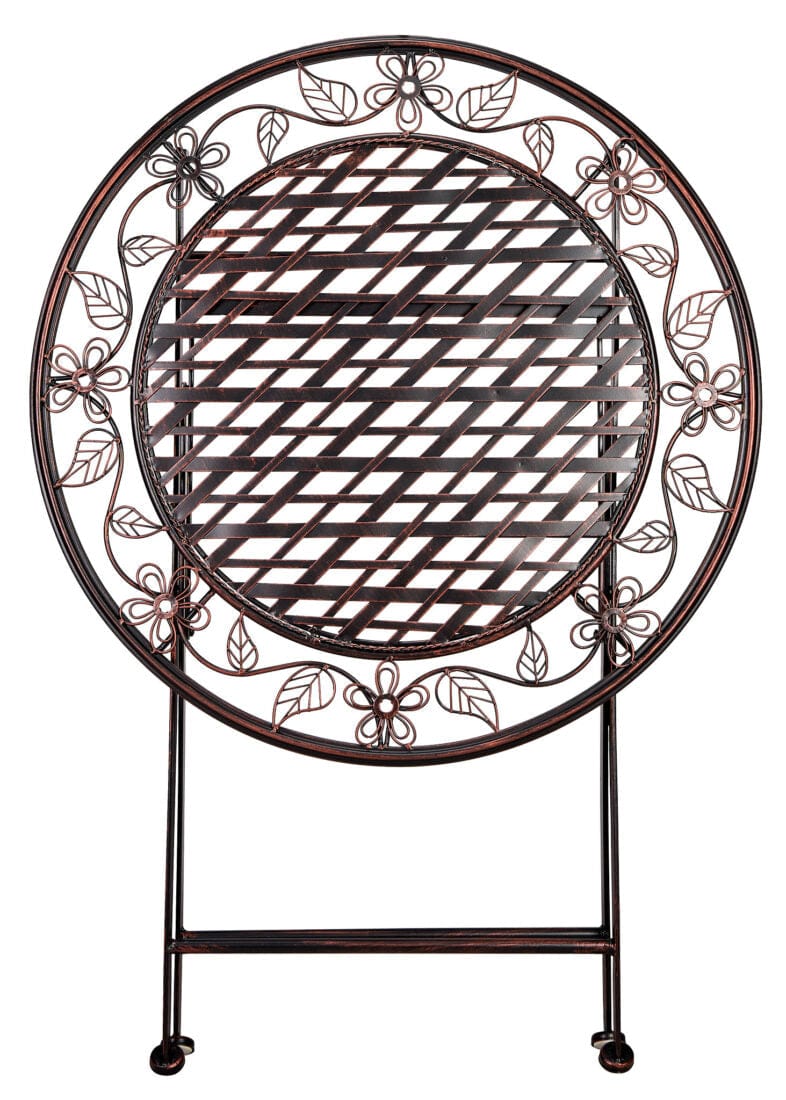 Chivari 28" Distressed Bronze Barcelona Bistro Table TBBMBR-AX-T