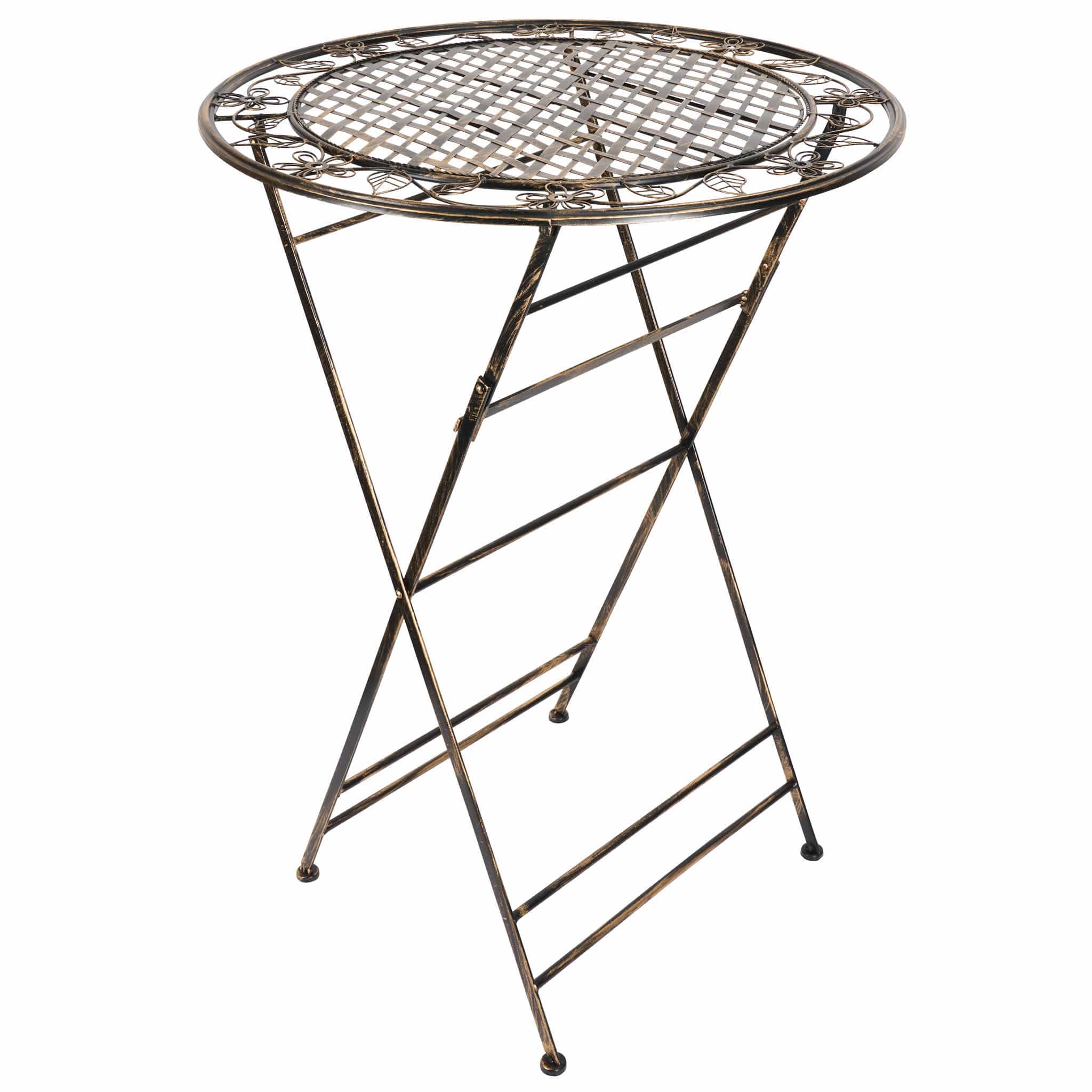 Chivari 32" Copper Barcelona Bistro Cocktail Table TBBBMC-AX-T