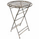 Chivari 32" Copper Barcelona Bistro Cocktail Table TBBBMC-AX-T