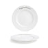 Front of the House FOH COS062WHP21 Monaco 10.5" Superwhite Round Porcelain Plate - Case of 4 FOH-COS062WHP21