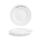 Front of the House FOH COS062WHP21 Monaco 10.5" Superwhite Round Porcelain Plate - Case of 4 FOH-COS062WHP21