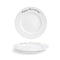 Front of the House FOH COS063WHP21 Monaco 10.5" Superwhite Round Porcelain Plate - Case of 4 FOH-COS063WHP21