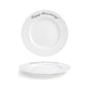 Front of the House FOH COS063WHP21 Monaco 10.5" Superwhite Round Porcelain Plate - Case of 4 FOH-COS063WHP21