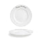Front of the House FOH COS064WHP21 Monaco 10.5" Superwhite Round Porcelain Plate - Case of 4 FOH-COS064WHP21