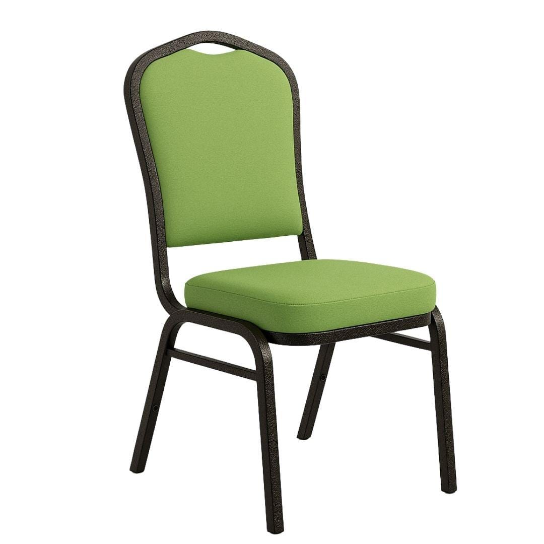 Chivari Sage Green Crown Back Banquet Chair on Gold Vein Frame CQCFSG-ZF-T