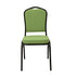 Chivari Sage Green Crown Back Banquet Chair on Gold Vein Frame CQCFSG-ZF-T