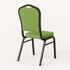 Chivari Sage Green Crown Back Banquet Chair on Gold Vein Frame CQCFSG-ZF-T