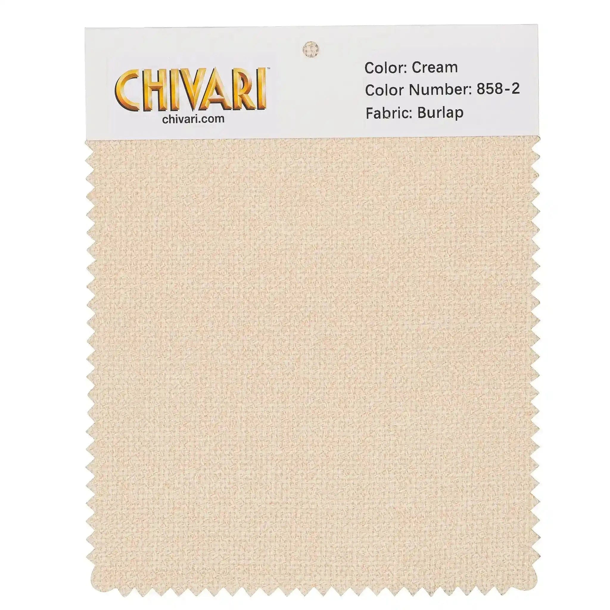 Chivari World’s Best Cushion Fabric Swatch – Ivory / Cream SW-B-CR-A