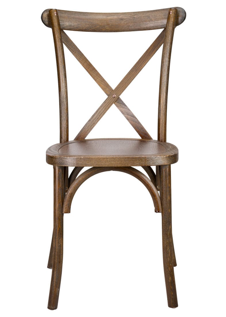 Chivari Fruitwood ToughWood™ Cross Back Chair CXWF-AX-T