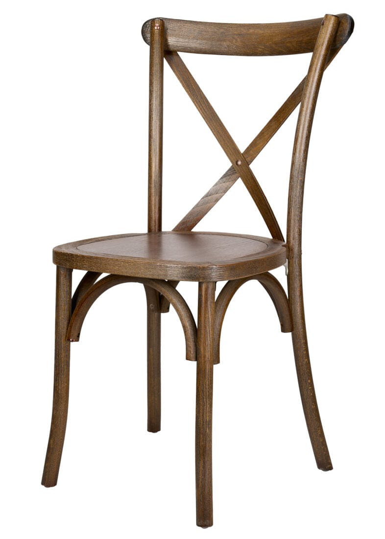 Chivari Fruitwood ToughWood™ Cross Back Chair CXWF-AX-T