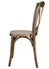 Chivari Fruitwood ToughWood™ Cross Back Chair CXWF-AX-T