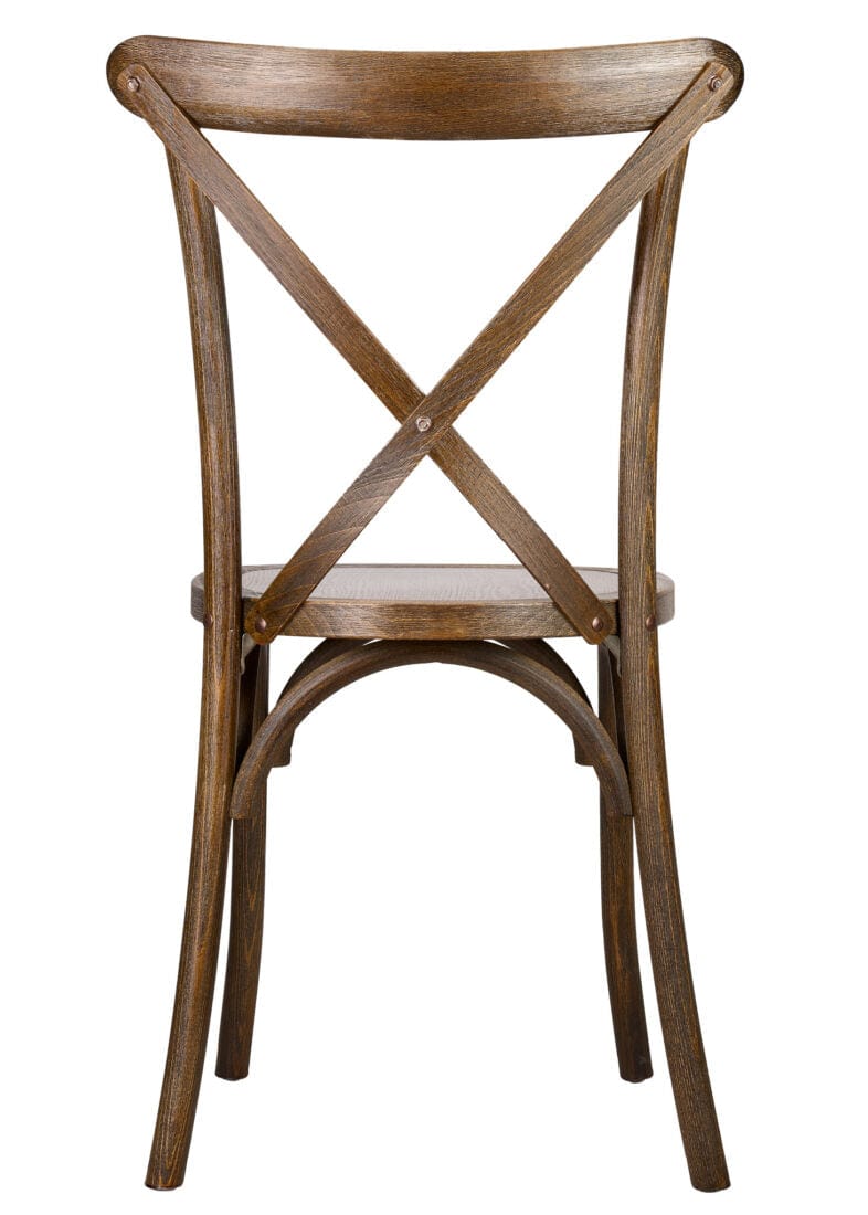 Chivari Fruitwood ToughWood™ Cross Back Chair CXWF-AX-T