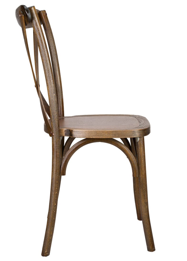 Chivari Fruitwood ToughWood™ Cross Back Chair CXWF-AX-T