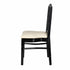 Chivari Black Ritz ToughWood™ Chair with Ivory Vinyl Seat CRWB-ZG-SO