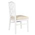 Chivari White Ritz ToughWood™ Chair with Ivory Vinyl Seat CRWW-ZG-SO