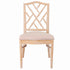 Chivari Natural Whitewash Ritz Resin Chair with Beige Linen Seat CRZRNW-ZG
