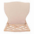 Chivari Natural Whitewash Ritz Resin Chair with Beige Linen Seat CRZRNW-ZG