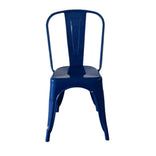 Blue All Weather Tolix Style Resin Chair
