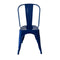 Blue All Weather Tolix Style Resin Chair
