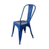 Blue All Weather Tolix Style Resin Chair