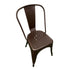 Brown All Weather Tolix Style Resin Chair