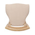Chivari Beige Tessera Resin Chair with Natural White Wash Frame, Fabric Seat, and Rattan Back CTRNBWW-ZG