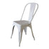 White All Weather Tolix Style Resin Chair